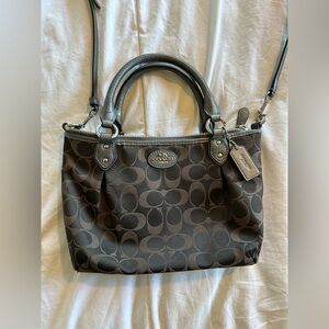 Coach Charcoal Shoulder Bag